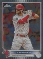2022 Topps Chrome #220 Bryce Harper Baseball Card