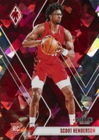 2023 Panini Phoenix #298 Scoot Henderson Red Ice Basketball Card