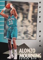 1992 Upper Deck MVP Holograms #34 Alonzo Mourning Basketball Card