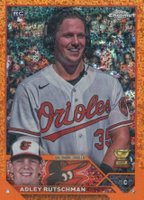 2023 Topps Chrome Update #USC1 Adley Rutschman SP-Orange Speckle Baseball Card