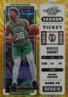 2022 Panini Contenders Optic #1 Marcus Smart Gold Wave Basketball Card