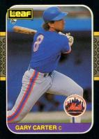 1987 Leaf #109 Gary Carter Baseball Card
