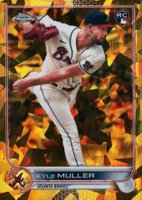 2022 Topps Chrome Sapphire Edition #30 Kyle Muller Gold Baseball Card