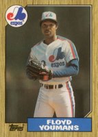 1987 Topps Tiffany #105 Floyd Youmans Baseball Card