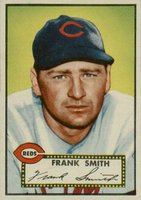 1952 Topps #179 Frank Smith Cream back Baseball Card