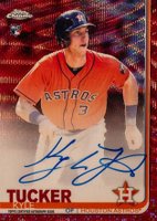 2019 Topps Chrome Rookie Autographs #RA-KT Kyle Tucker Red Wave Refractor Baseball Card