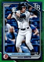 2024 Bowman Draft #BD131 Aidan Smith Green Baseball Card