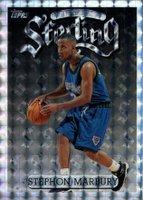 1996 Finest #253 Stephon Marbury Refractor Basketball Card