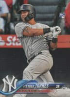 2018 Topps Update #US200 Gleyber Torres Batting in Gray Baseball Card