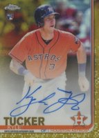 2019 Topps Chrome Rookie Autographs #RA-KT Kyle Tucker Gold Refractor Baseball Card