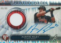 2024 Topps Pristine Pristine Pieces Autograph Relics #AR Austin Riley Pristine Baseball Card
