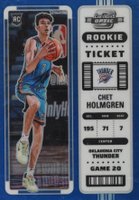 2022 Panini Contenders Optic Rookie Ticket #4 Chet Holmgren Blue Basketball Card