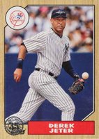 2022 Topps Update 1987 Topps Baseball #87TBU33 Derek Jeter Baseball Card