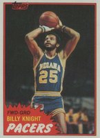 1981 Topps #91 Billy Knight Mid-West Basketball Card