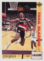1991 Upper Deck #357 Clyde Drexler Basketball Card