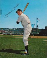 1964 Requena Yankees 8x10 # Mickey Mantle Baseball Card