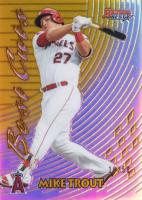 2017 Bowman's Best 1997 Best Cuts #MT Mike Trout Gold Refractor Baseball Card