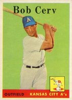 1958 Topps #329 Bob Cerv Baseball Card