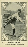1922 Neilson's Chocolate Type 1 #18 George Dauss Baseball Card