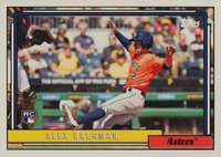 2017 Topps Archives #275 Alex Bregman Sliding Baseball Card
