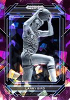 2023 Panini Prizm Draft Picks #95 Larry Bird Purple Ice Basketball Card