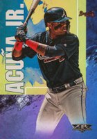 2019 Topps Fire #37 Ronald Acuna Jr. Purple Baseball Card