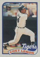 1989 Topps #514 Chet Lemon Baseball Card