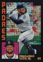 2019 Topps Silver Pack 1984 Chrome Promo  #34 Fernando Tatis Jr. Black Refractor Baseball Card