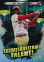 2023 Topps Cosmic Chrome Extraterrestrial Talent #ET20 Jordan Walker Baseball Card
