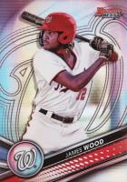 2022 Bowman's Best Top Prospects #TP7 James Wood Refractor Baseball Card