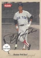 2002 Fleer Greats # Carl Yastrzemski Autographed Baseball Card