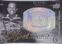 2011 Upper Deck Exquisite Collection Championship Bling Autographs #CB-BR Bill Russell Basketball Card