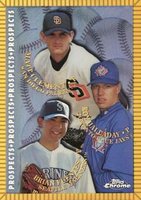 1998 Topps Chrome #264 Matt Clement/Roy Halladay/Brian Fuentes Refractor Baseball Card