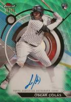 2023 Topps Finest Finest Autographs #OCO Oscar Colas Green Wave Baseball Card