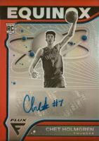 2022 Panini Flux Equinox Autographs #EACHG Chet Holmgren Red Basketball Card