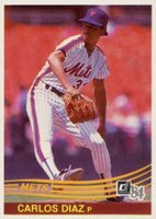 1984 Donruss #600 Carlos Diaz Baseball Card