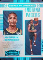 2022 Panini Contenders Permit to Dominate #8 Bennedict Mathurin Basketball Card