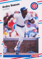 1988 Fleer #415 Andre Dawson Baseball Card