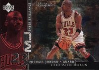 1998 Upper Deck Black Diamond Sheer Brilliance #SB20 Michael Jordan Sheer Brilliance Basketball Card