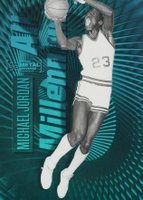 2023 Skybox Metal Universe Champions #101 Michael Jordan Aqua Basketball Card