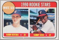 1990 Baseball Cards Magazine Repli-Cards #49 White Sox Rookies Hand Cut Baseball Card