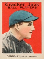 1915 Cracker Jack #155 Joe Connolly Baseball Card