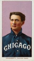1909 White Borders Piedmont & Sweet Caporal #143 Patsy Dougherty Portrait Baseball Card