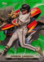 2023 Topps Inception #83 Corbin Carroll Green Baseball Card