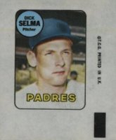 1969 Topps Decals # Dick Selma Baseball Card