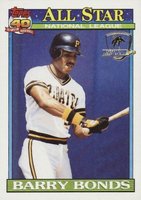1991 Topps Desert Shield #401 Barry Bonds Baseball Card