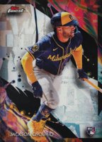 2024 Topps Finest #159 Jackson Chourio Refractor Baseball Card