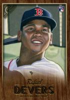 2018 Topps Gallery #127 Rafael Devers Wood Baseball Card