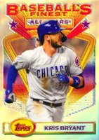 2020 Finest Flashbacks #113 Kris Bryant Refractor Baseball Card