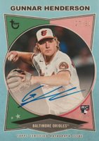 2023 Topps Brooklyn Collection Autograph #GH Gunnar Henderson Blue Baseball Card
